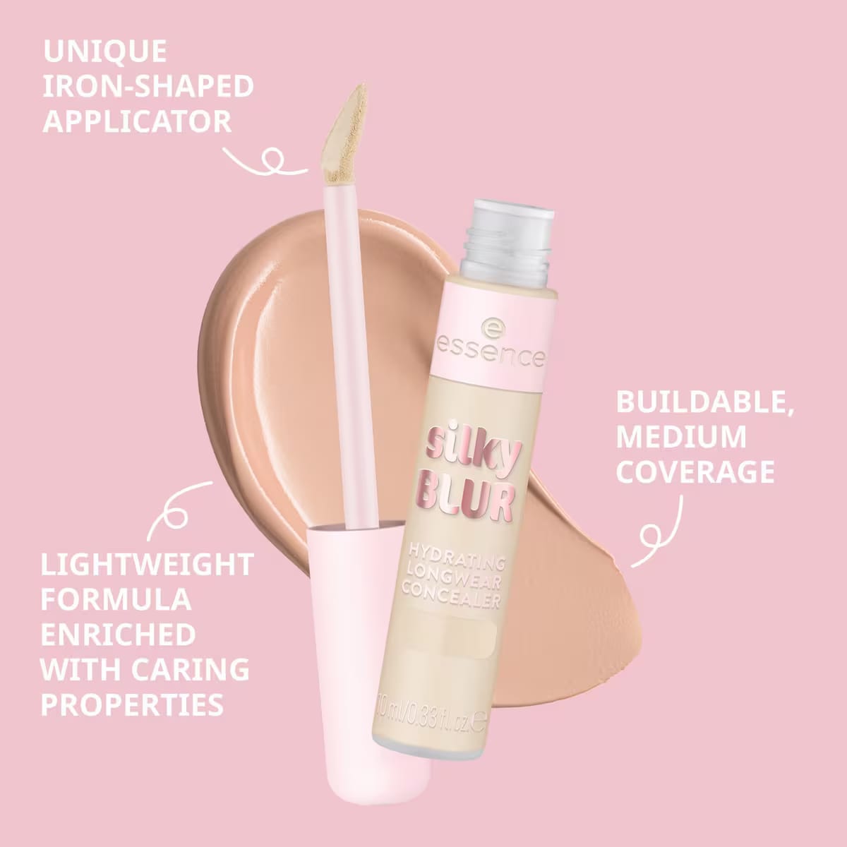 essence silky BLUR HYDRATING LONGWEAR CONCEALER