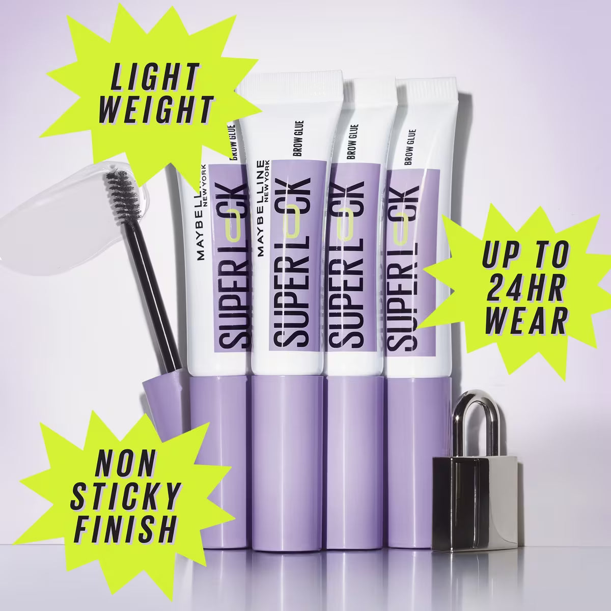Maybelline Super Lock Brow Glue Waterproof Eyebrow Gel