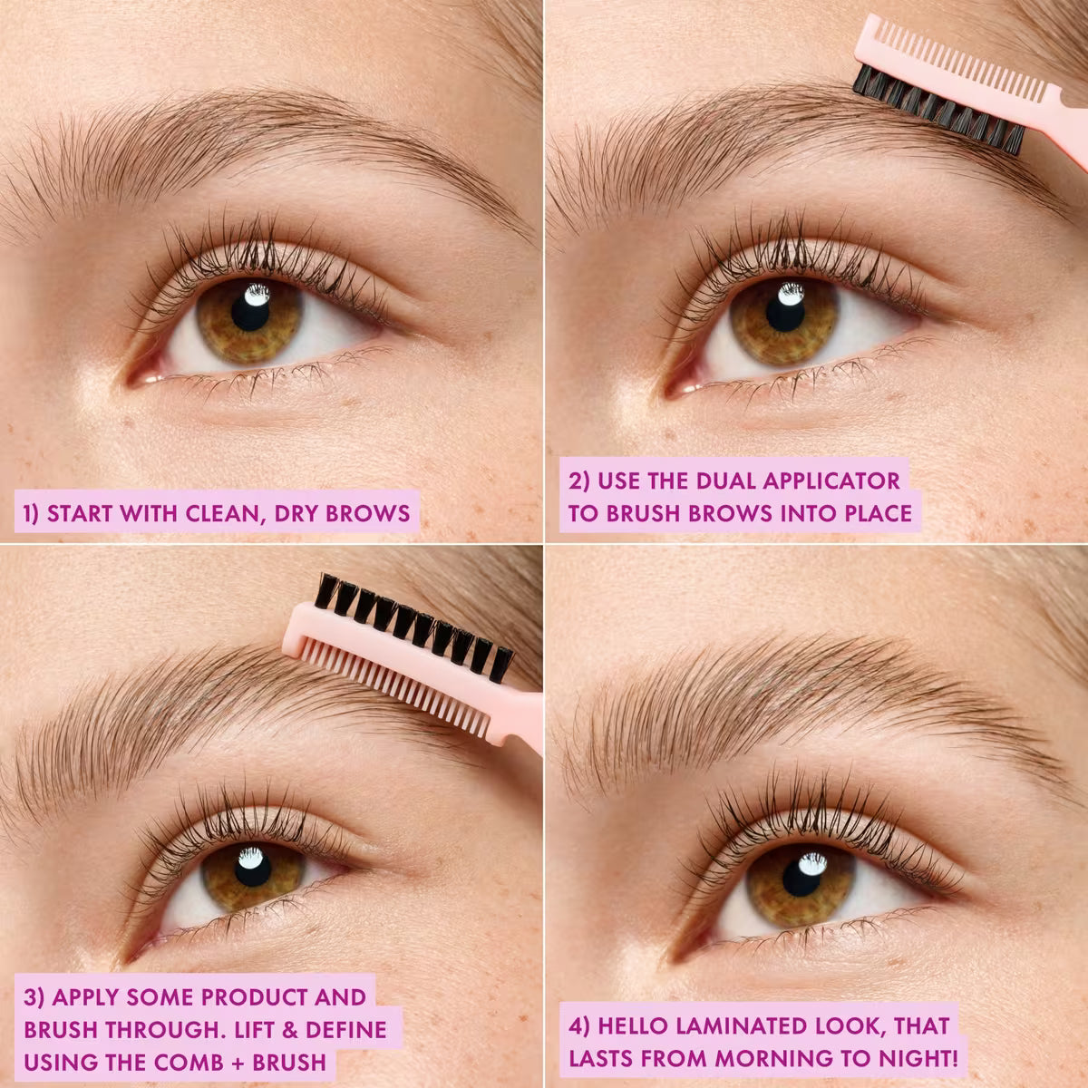 essence 
Brow Lift & Freeze Glue