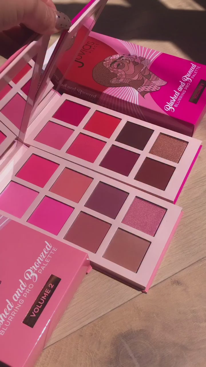 Juvia's Place Blushed and Bronzed Blurring pro palettes
